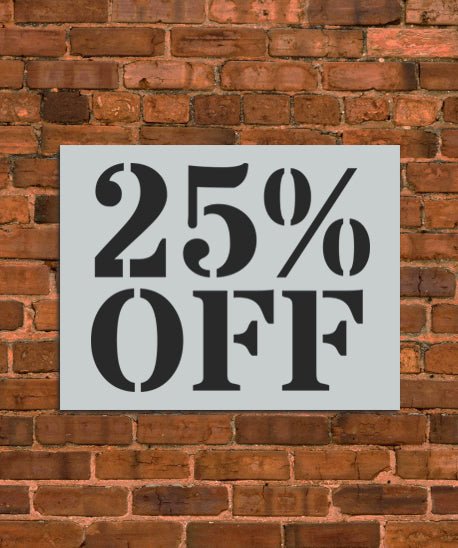25% OFF Large Sign Stencil - INNOVO Stencils