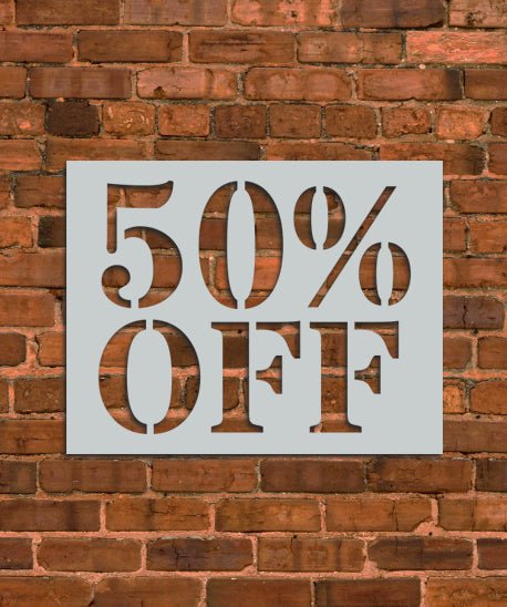 50% OFF Large Sign Stencil - INNOVO Stencils