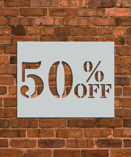 50% OFF Small Sign Stencil - INNOVO Stencils
