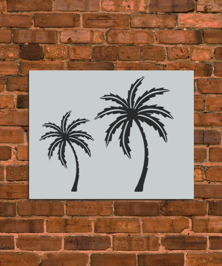 Palm Tree Stencil