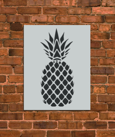 Pineapple Fruit Stencil