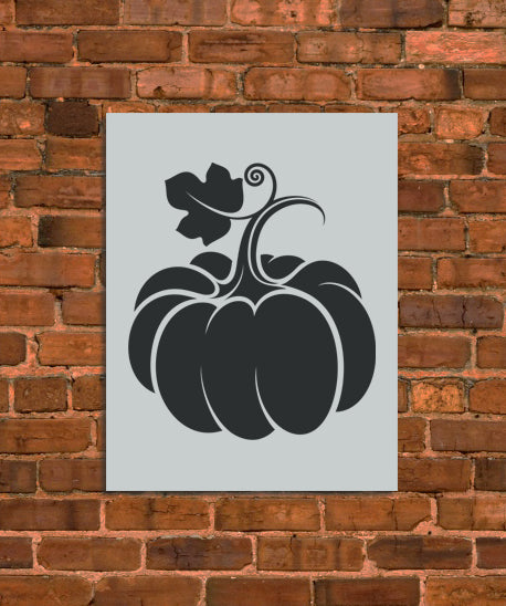 Thanksgiving Pumpkin Leaf Stencil
