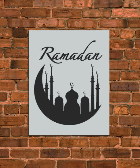 Ramadan Ramzan Stencil