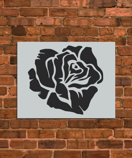 Rose Corolla Stencil