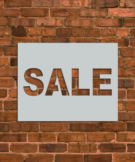 SALE Sign Stencil