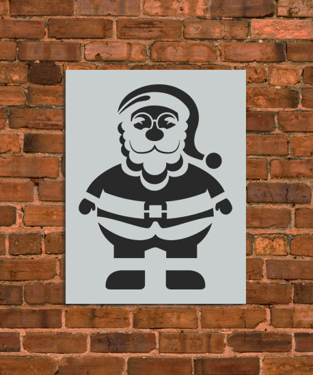 Santa Claus Christmas Stencil