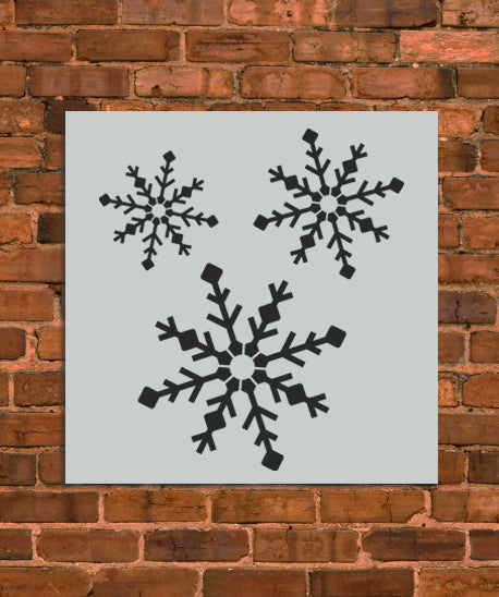 Winter Snowflakes Set 1 Stencil