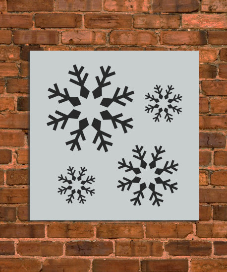 Winter Snowflakes Set 2 Stencil