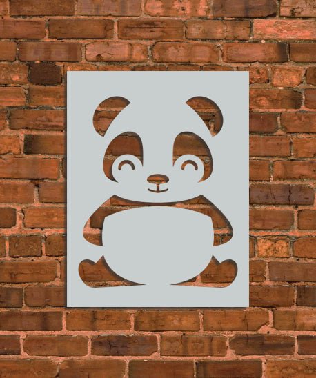 Baby Panda Stencil - INNOVO Stencils