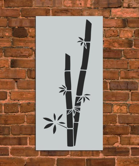 Bamboo Branch Stencil - INNOVO Stencils