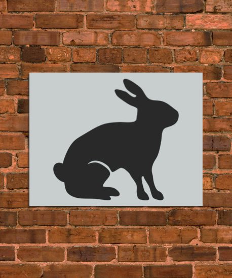 Bunny Rabbit Stencil - INNOVO Stencils