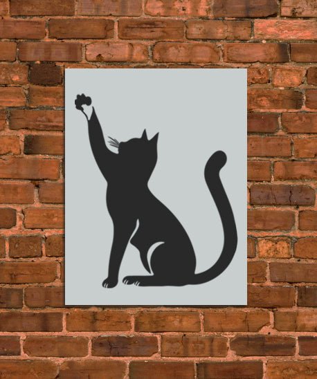 Cat Kitten Stencil - INNOVO Stencils