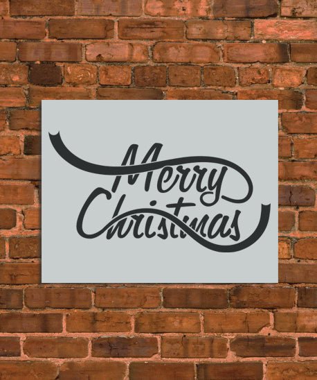 Christmas Decor Sign Stencil - INNOVO Stencils