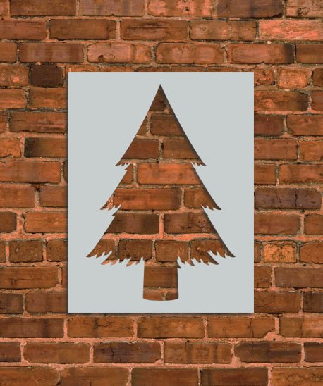 Christmas Pine Tree Stencil - INNOVO Stencils