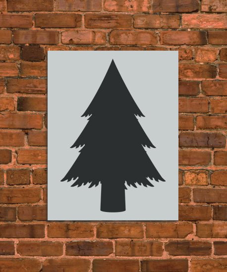 Christmas Pine Tree Stencil - INNOVO Stencils