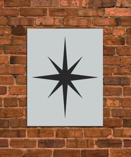 Christmas Starburst Stencil - INNOVO Stencils