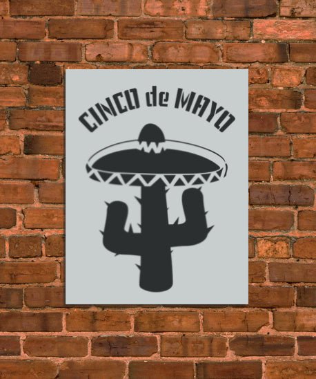 Cinco de Mayo Stencil - INNOVO Stencils