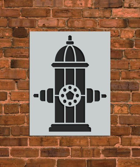 Fire Hydrant Stencil - INNOVO Stencils