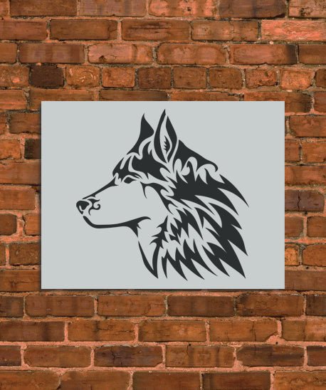 Lone Wolf Stencil - INNOVO Stencils