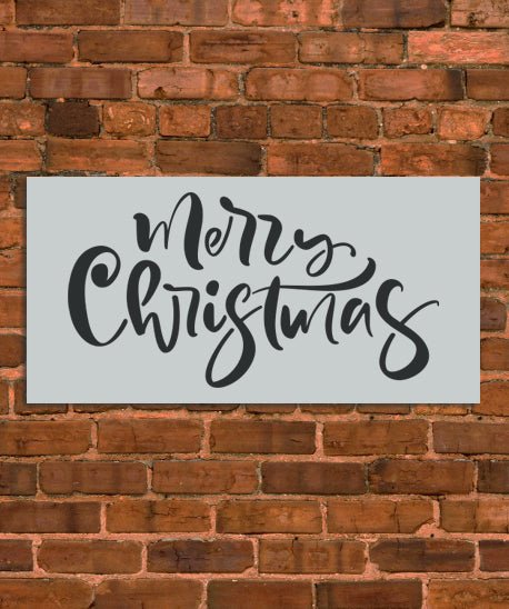 Merry Christmas Deco Stencil - INNOVO Stencils