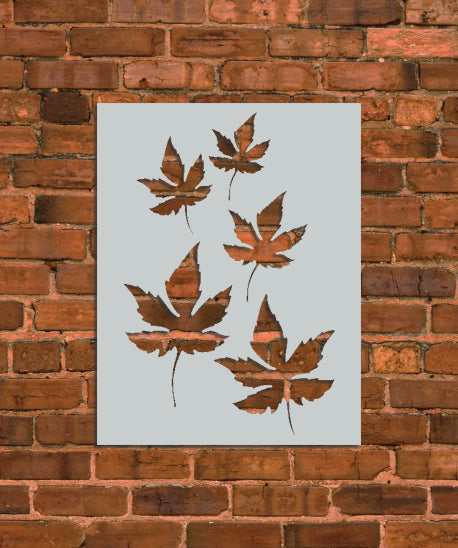Autumn Leaves Stencil