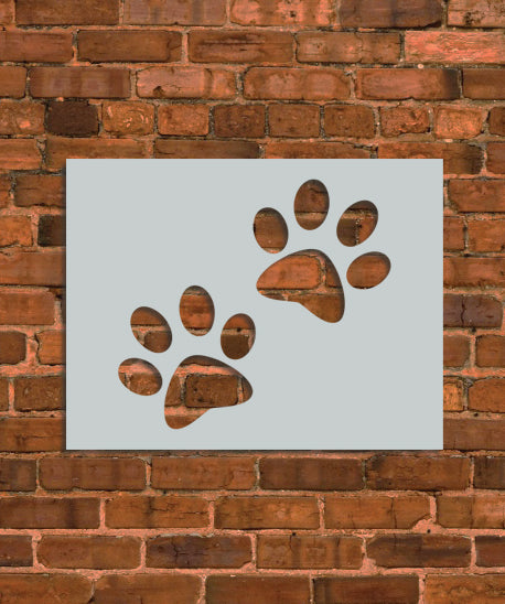 Puppy Dog Paws Stencil