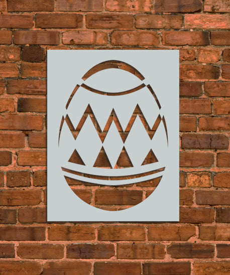 Easter Egg Rhombus Stencil