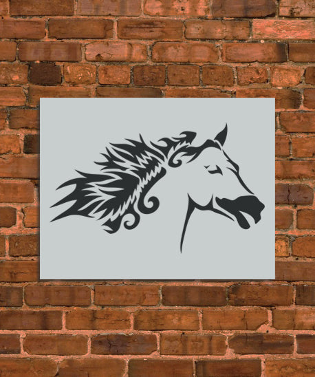 Wild Horse Stencil