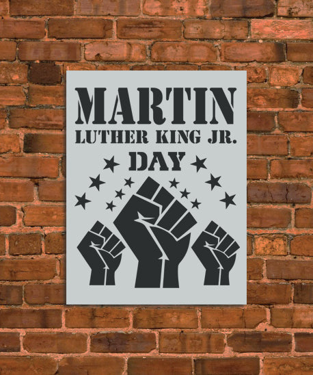 Martin Luther King Jr Day Stencil