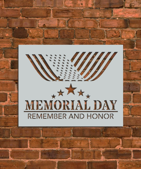 Memorial Day Stencil