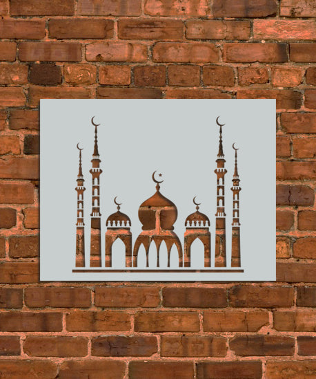Muslim Mosque Stencil