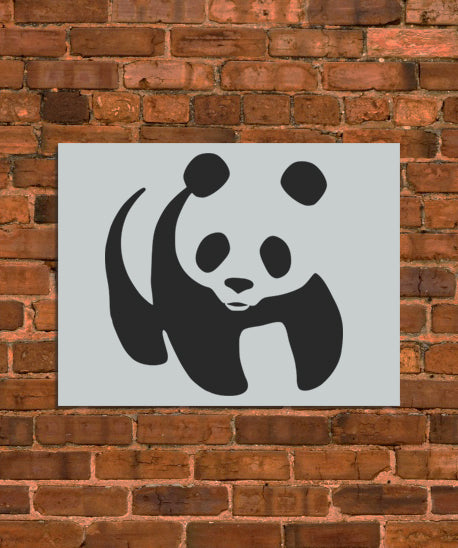 Panda Bear Stencil