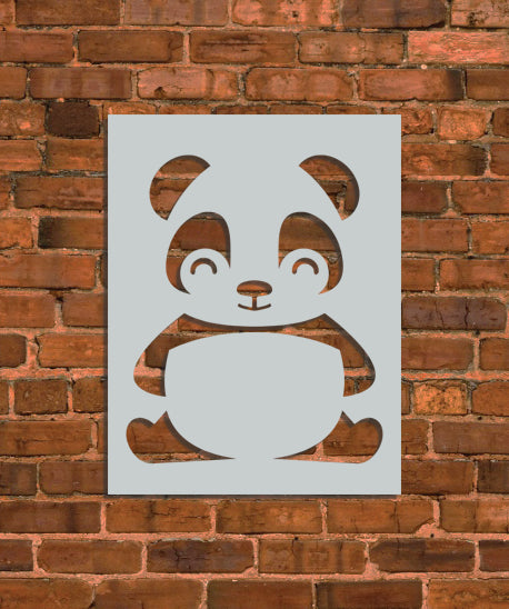 Baby Panda Stencil