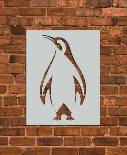 Penguin Bird Stencil