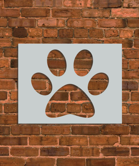 Puppy Paw Stencil