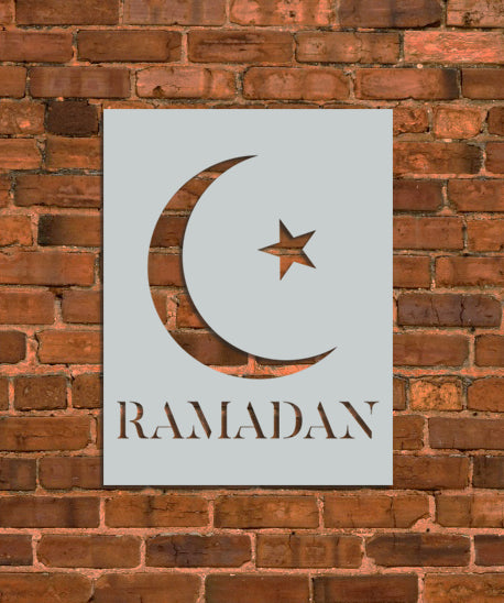 ramadan kareem stencil