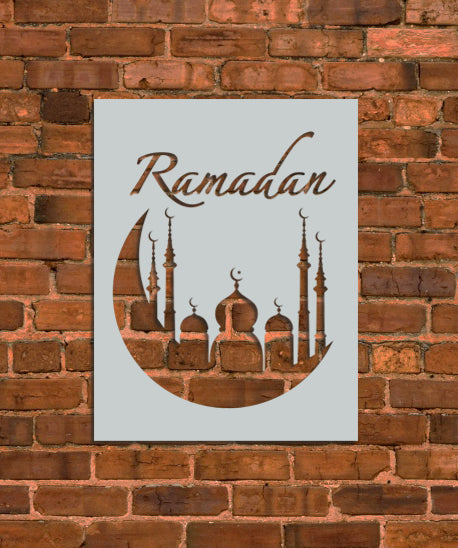 Ramadan Ramzan Stencil