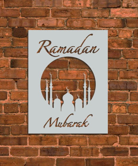 Ramadan Mubarak Stencil