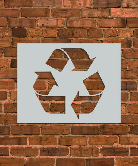 Recycle Sign Stencil