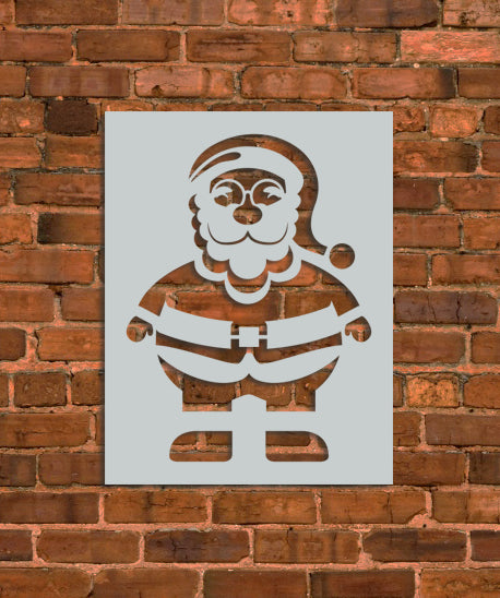 Santa Claus Christmas Stencil