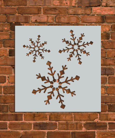 Winter Snowflakes Set 1 Stencil