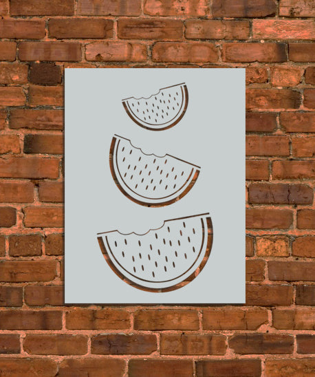 Watermelon Fruit Stencil