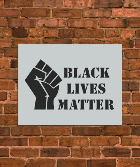 Black Lives Matter Stencil - INNOVO Stencils