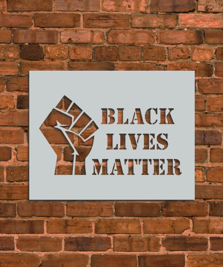 Black Lives Matter Stencil - INNOVO Stencils