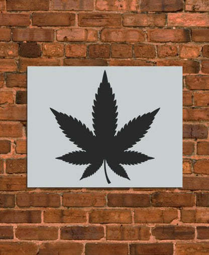 Cannabis Leaf Stencil - INNOVO Stencils