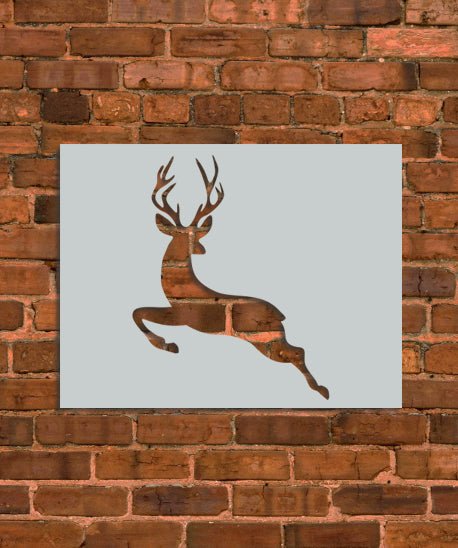 Christmas Deer Stencil - INNOVO Stencils