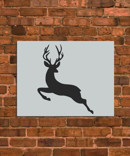 Christmas Deer Stencil - INNOVO Stencils