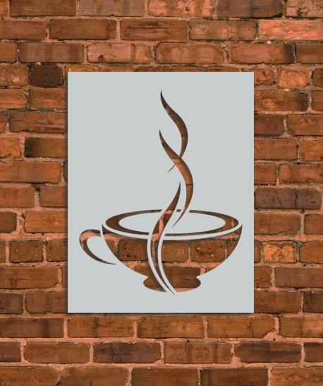 Cup of Coffee Stencil - INNOVO Stencils