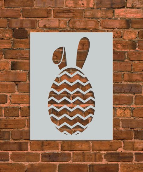 Easter Egg Bunny Stencil - INNOVO Stencils