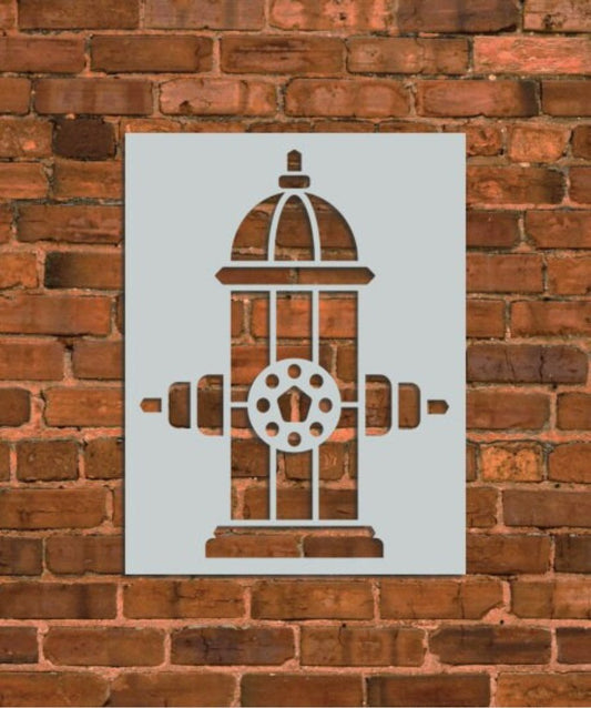 Fire Hydrant Stencil - INNOVO Stencils